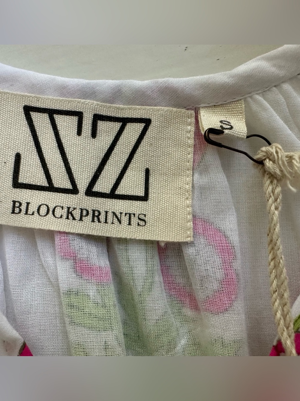NEW SZ Blockprints x Tuckernuck Priya dress/coverup. S. NWT - Picture 9 of 10